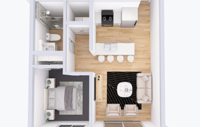 1 bed, 1 bath, 635 sqft, $1,594, Unit Unit 109