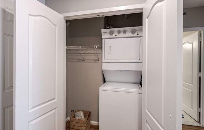 In-Unit washer and dryer at 15 Bank Apartments in White Plains, NY 10606