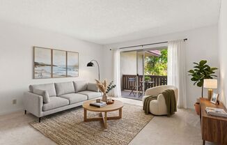 Modern 2-Bedroom Condo with Pool and Koi Pond Views