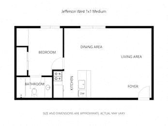 1 bed, 1 bath, 480 sqft, $1,125