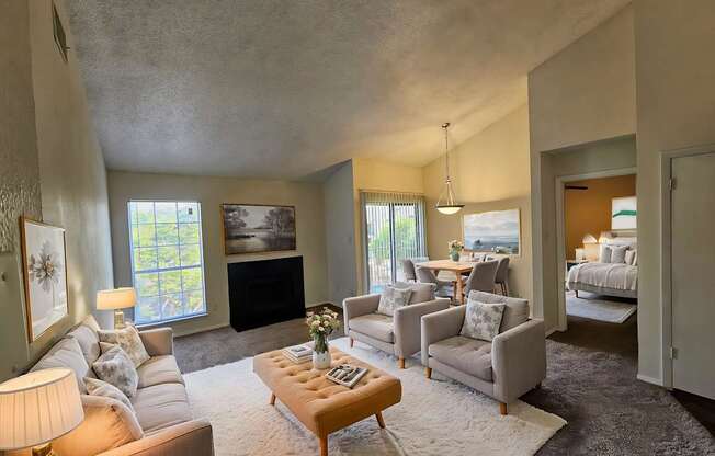 Trails of Walnut Creek Staged Living Room