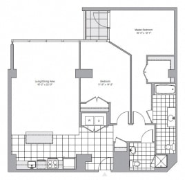 2 beds, 2 baths, 1,358 sqft, $6,140