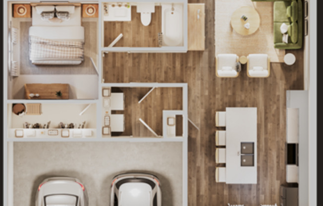 3 beds, 2 baths, 1,225 sqft, $1,829.16, Unit 2614