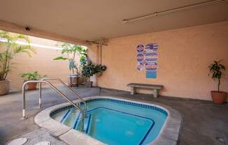 Apartment Building in Los Angeles Jacuzzi