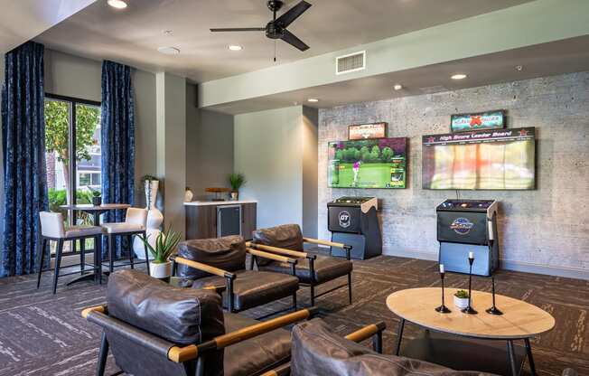 our resident games room is the perfect place for residents to play video games and relax