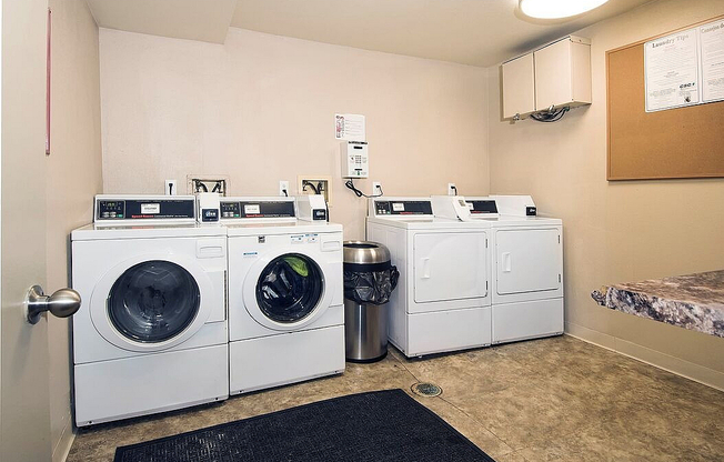 Effortless living with a convenient laundry facility—because your time is valuable.