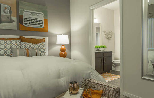Bedroom decor at The View at Horizon Ridge, Henderson, NV