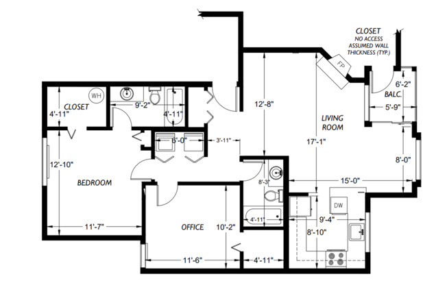 2 beds, 2 baths, 1,100 sqft, $2,895, Unit C109