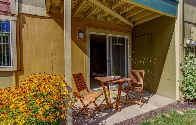Off-Apartment Patio at Commons at Timber Creek, Portland, 97229