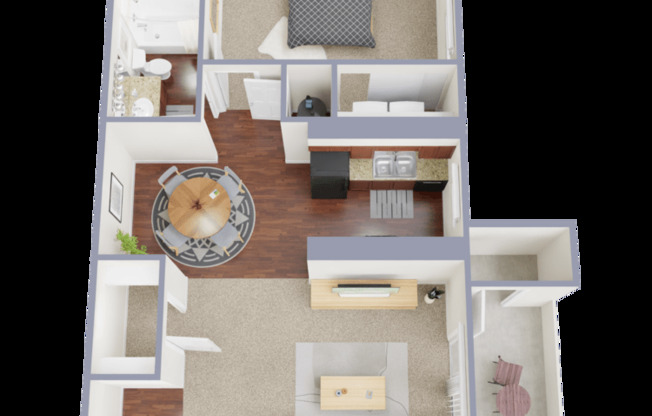 1 bed, 1 bath, 720 sqft, $1,513