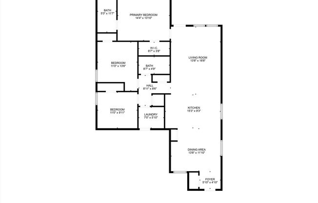 3 beds, 2 baths, $1,775