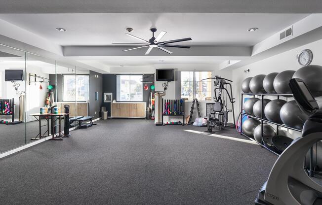 a group of people in a room