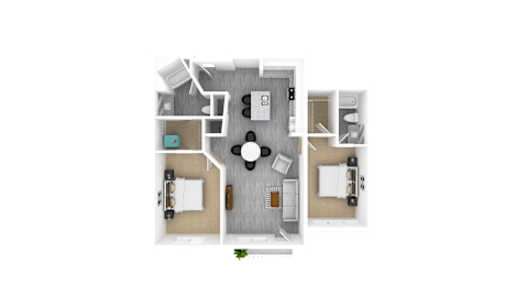 2 beds, 2 baths, 1,330 sqft, $2,360