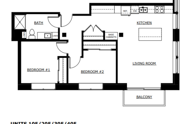 2 beds, 1 bath, 743 sqft, $1,700