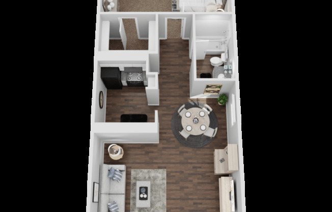 1 bed, 1 bath, 730 sqft, $1,104