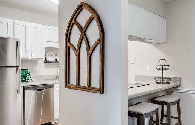 Kitchen with Barstool Seating