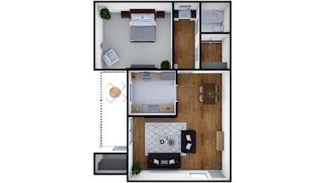 1 bed, 1 bath, 680 sqft, $2,375