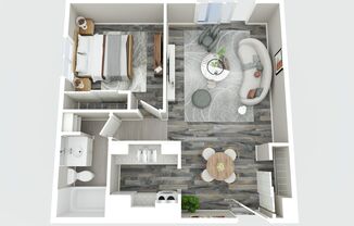 1 bed, 1 bath, 585 sqft, $999, Unit 3600 - 111