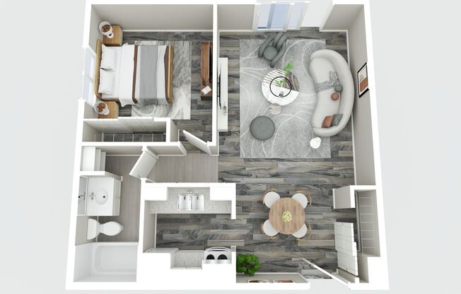1 bed, 1 bath, 585 sqft, $999, Unit 3600 - 111
