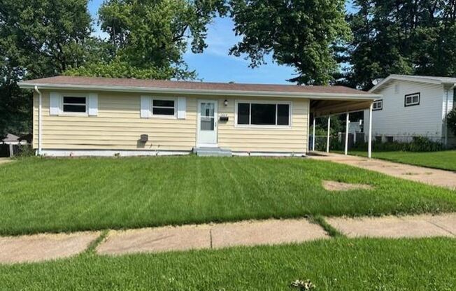 Great home available for rent in Florissant.