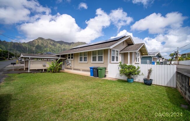 $4,500 / 3br - 1096ft2 - $4500.00 | 3bd/2ba Single Family Home in Kaneohe (Kaneohe)