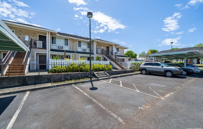 GATED 3BR 2BA w/2 PARKING Townhouse Convenient Location Mililani Mauka close to Schofield, Wheeler & Hickam!!!