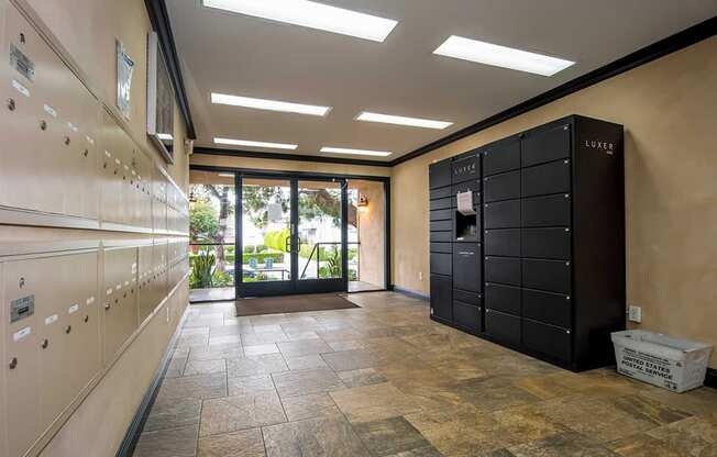 In-Door Mail Center at Los Robles Apartments, Pasadena, CA