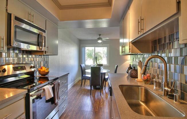 Electric Range In Kitchen at Aviana, California