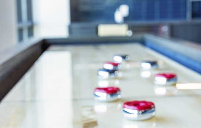 Shuffleboard Game at Zeta Luxury Apartments in Sacramento, CA