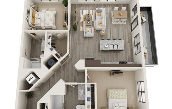 2 beds, 2 baths, 1,109 sqft, $2,089, Unit Ellsworth - Waiting List Future Applicants 2 Bed 2 Bath