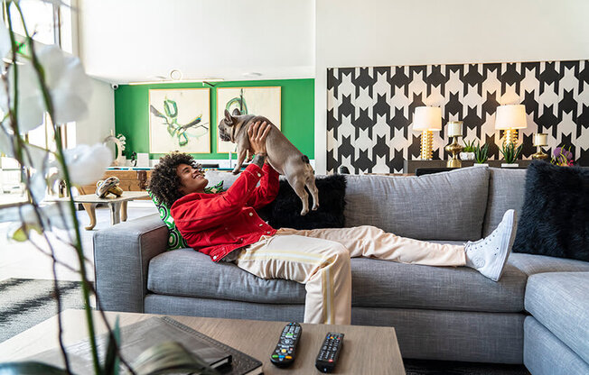 Happy Pet friendly Community at The Mansfield at Miracle Mile, Los Angeles, CA