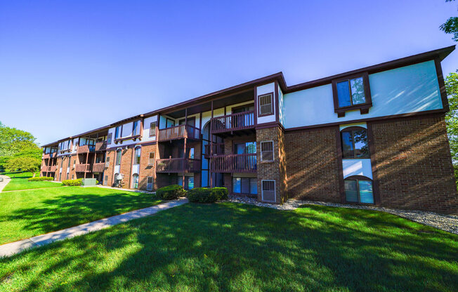 Shaded Views from Trees at Seville Apartments, Michigan, 49009