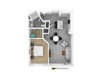 1 bed, 1 bath, 1,019 sqft, $1,905