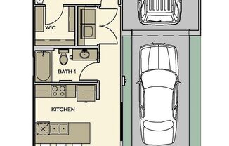 1 bed, 1 bath, 616 sqft, $1,824, Unit Unit 4