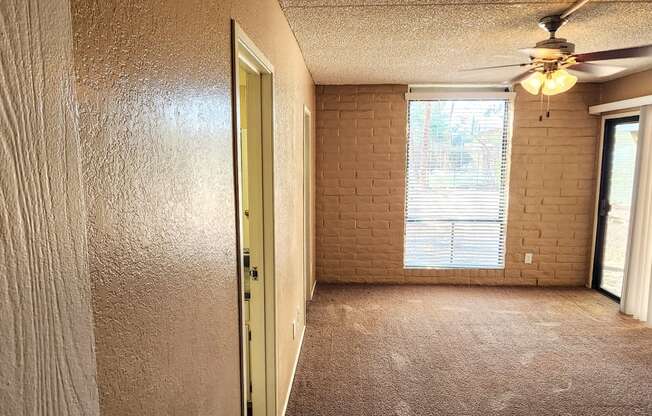 2x2 Downstairs Brown Upgrade Main Bedroom at Mission Palms Apartment Homes in Tucson AZ