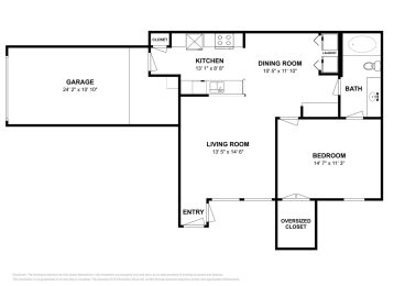 1 bed, 1 bath, 765 sqft, $1,129