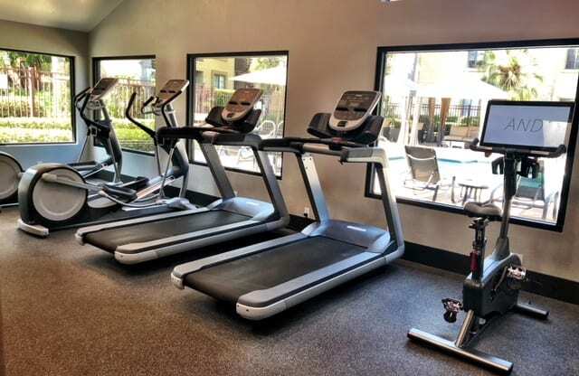 24 Hour Fitness Center, cardio machines