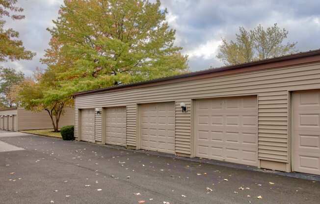 Garage Parking Available at Hunt Club Apartments, Integrity Realty, OH
