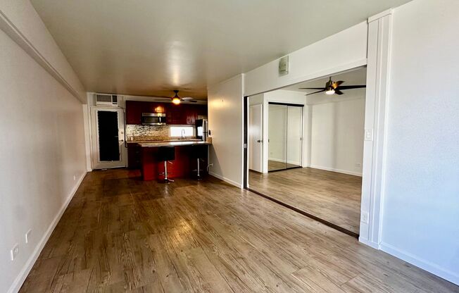 Available NOW - Ideally Located 1 Bedroom, 1 Bath, with 1 Assigned Parking Stall in Makiki