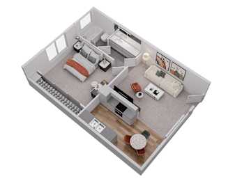 1 bed, 1 bath, 565 sqft, $1,995