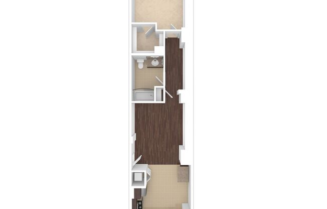 1 bed, 1 bath, 843 sqft, $2,335, Unit C-C06