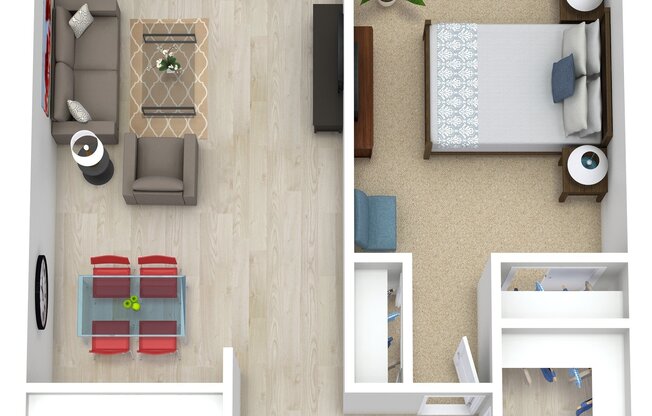 1 bed, 1 bath, $1,395