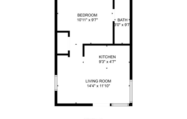 1 bed, 1 bath, 305 sqft, $1,895, Unit 1917-03