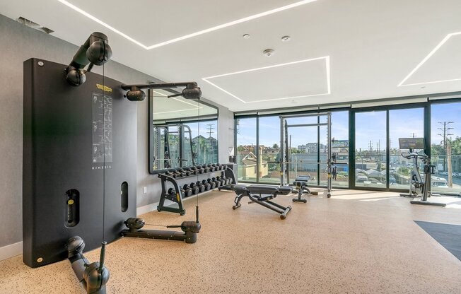 1500 sf fitness center