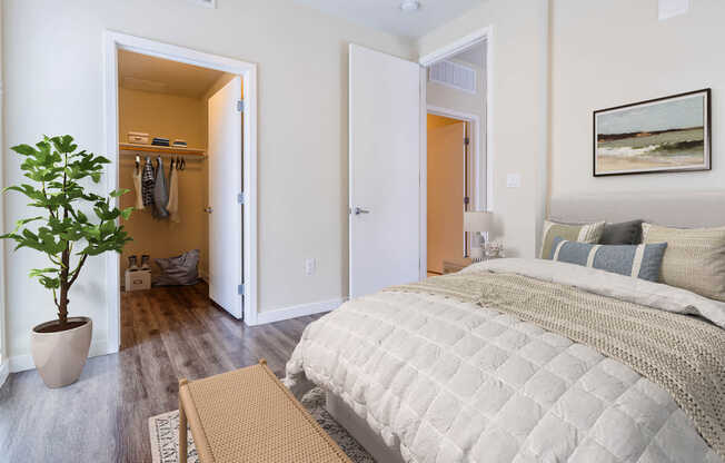 Bedroom with Hard Surface Flooring