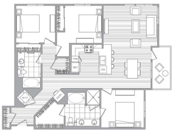 3 beds, 2 baths, 1,518 sqft, $4,599