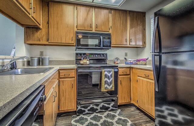 Kitchen at Silver Bay Apartments, Idaho