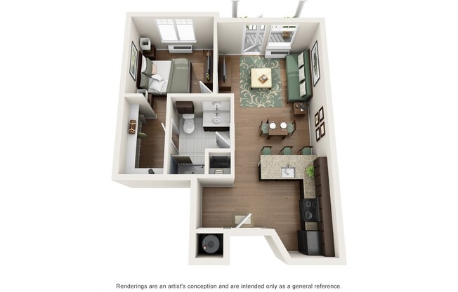 1 bed, 1 bath, 502 sqft, $1,870, Unit 138