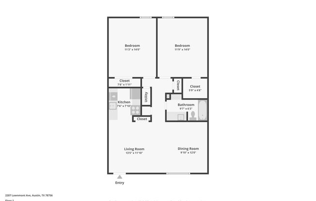 2 beds, 1 bath, 900 sqft, $1,250, Unit ELP2202-131