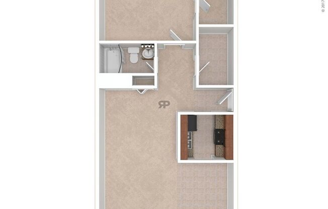 1 bed, 1 bath, 665 sqft, $660
